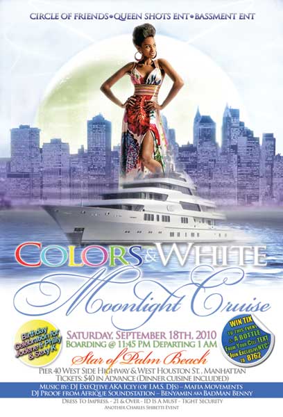 Colors & White Moonlight Cruise